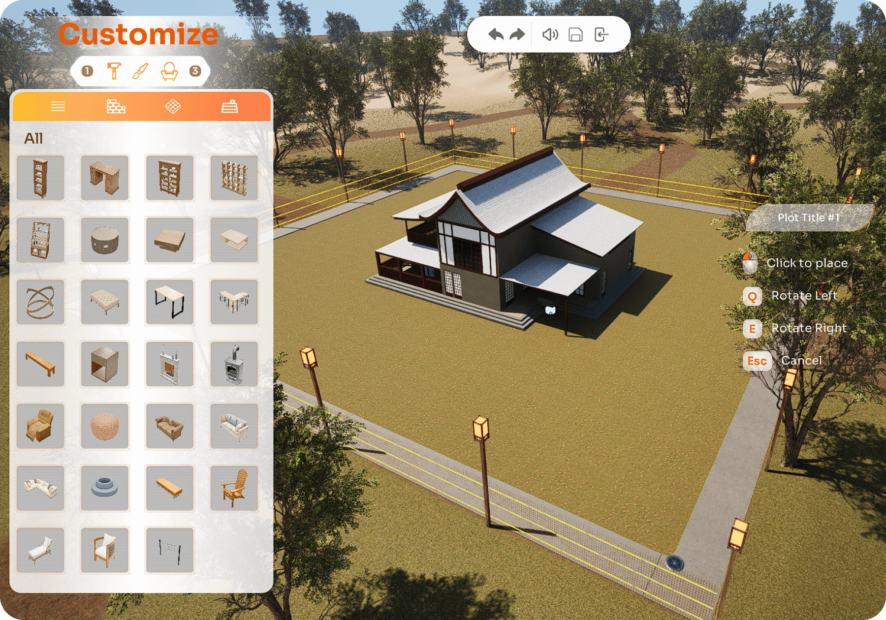Environment Building Interface
